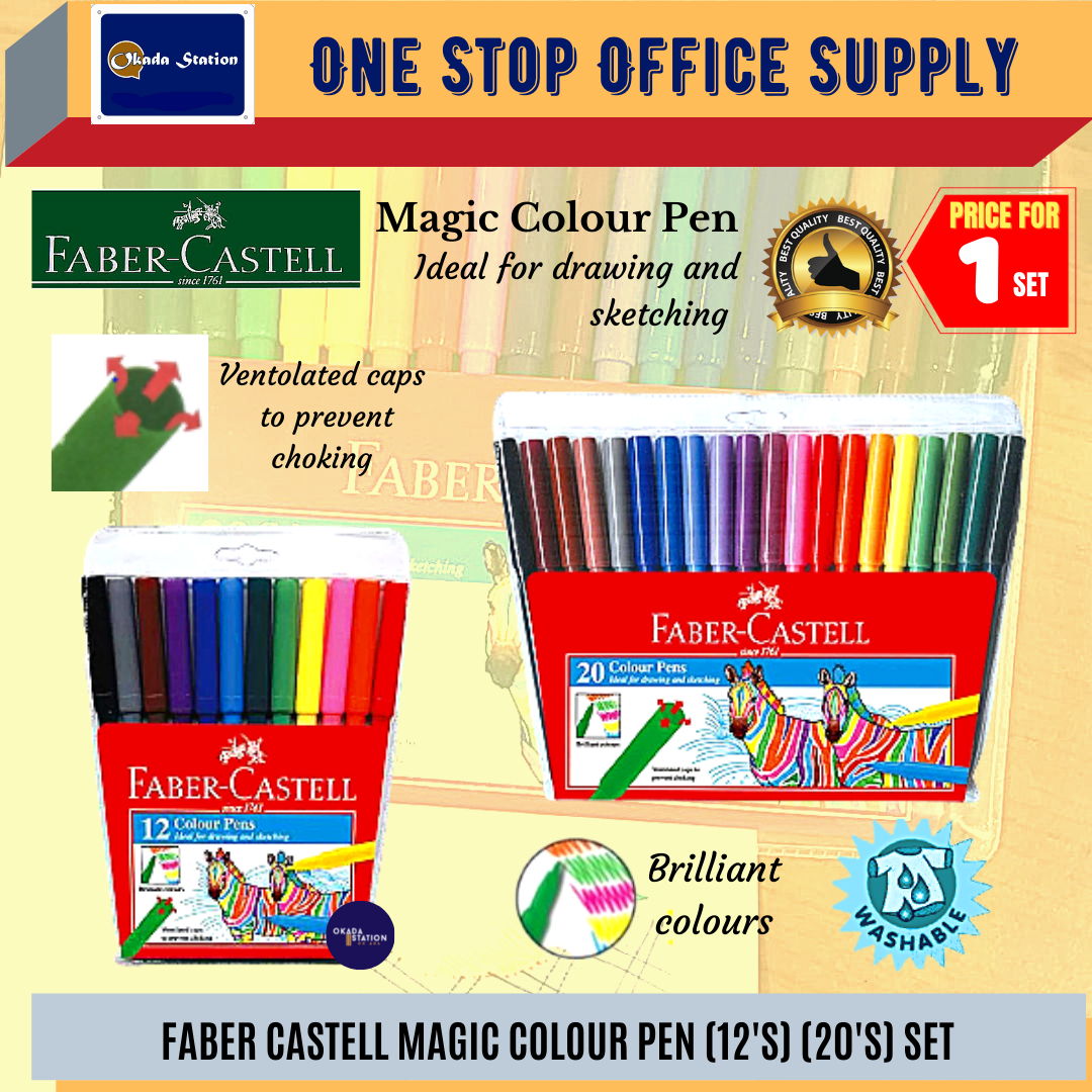 Faber Castell Magic Pen 12'S/20'S