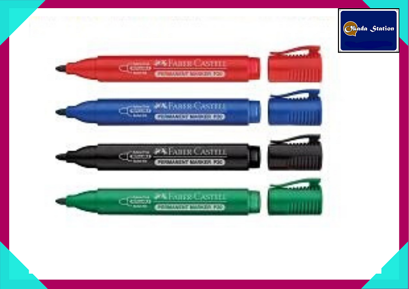 FABER-CASTELL P20 PERMANENT MARKER-ALL COLOUR/WHITEBOARD/MARKER/#P20