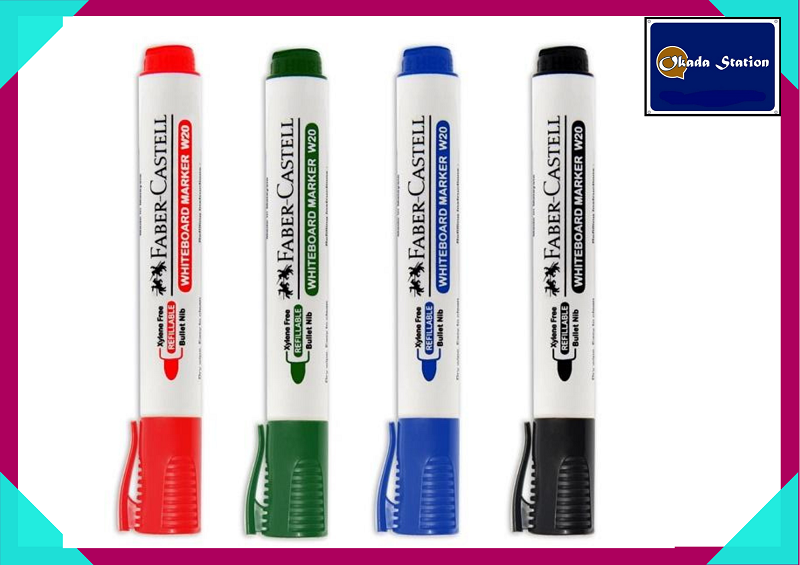 FABER-CASTELL W20 WHITEBOARD MARKER-ALL COLOUR/WHITEBOARD/MARKER/#W20