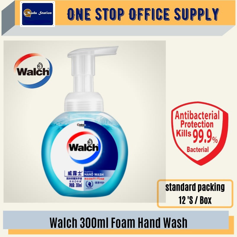 Walch Antibacterial Foaming Hand Wash 300ml - Refreshing