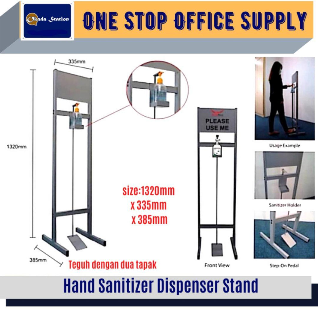 STEP ON HAND SANITIZER DISPENSER STAND