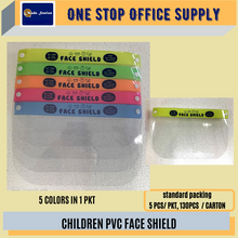 Load image into Gallery viewer, Children Face Shield / Clear Shield / Kids Transparent Face Shield / Protective Face Shield / Anti Fog Clear Face Shield
