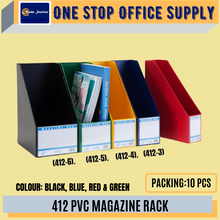 Load image into Gallery viewer, PVC Magazine Box File (3&#39;&#39; Inch/ 4&#39;&#39; inch/ 5&#39;&#39; inch/ 6&#39;&#39; inch) / Magazine Box Holder /412/Magazine Organizer / Holder
