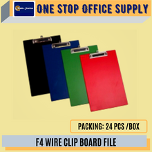 Load image into Gallery viewer, OKADA PVC Clip Board / Clipboard / Writing Board / Wire Clipboard / Jumbo Clipboard / Document Holder
