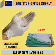 Load image into Gallery viewer, Surgical Rubber Glove 100&#39;s / Sarung Tangan / Medium Quality Latex Disposable Gloves / Glove
