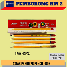 Load image into Gallery viewer, (RM2) ASTAR P8800 2B PENCIL-1 BOX / ASTAR / 2B PENCIL / PENSIL / ASTAR P8800
