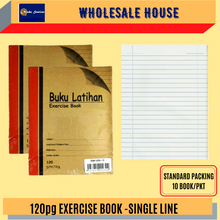 Load image into Gallery viewer, 120pgs F5 Exercise Book / Buku Latihan / Notebook  / Student Note Book / Blank Notebook
