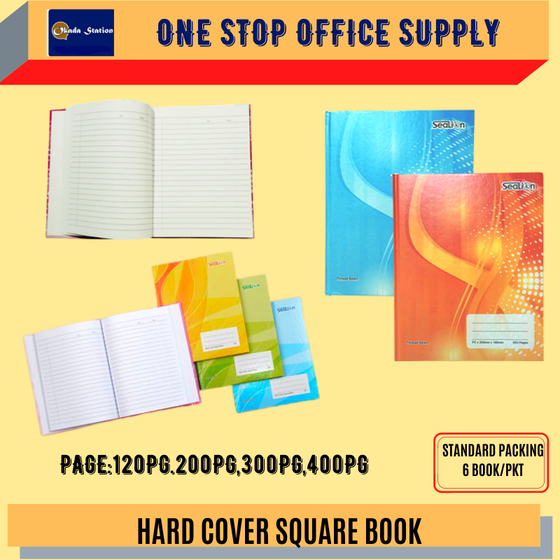 HARD COVER SQUARE BOOK