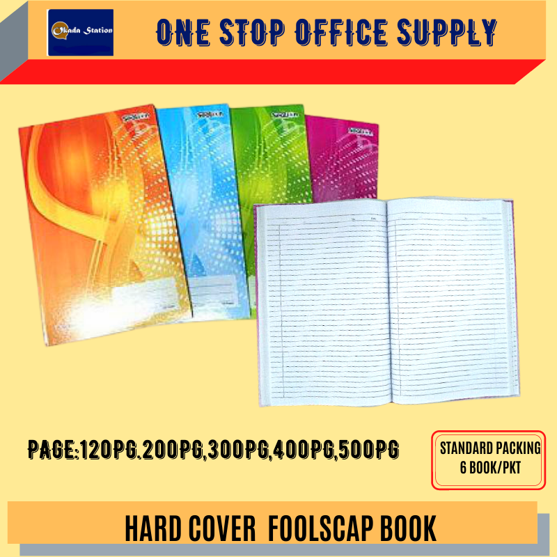 HARD COVER FULLSCAP BOOK-ALL SIZE