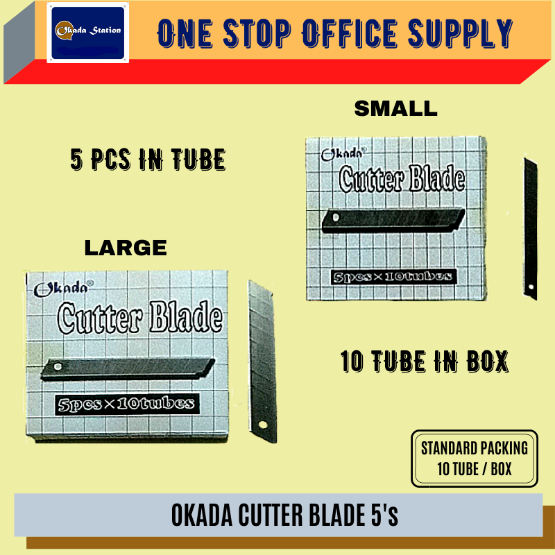 OKADA CUTTER BLADE 5's / CUTTER BLADE / 5'S / SMALL / LARGE