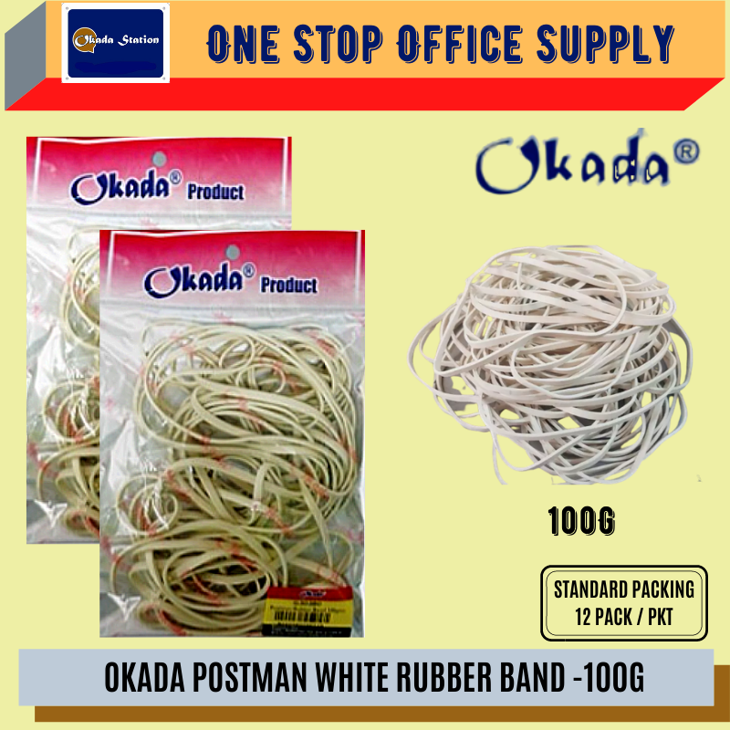 POSTMAN WHITE RUBBER BAND -100G