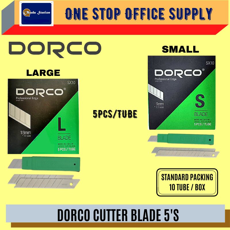 DORCO CUTTER BLADE 5's/ MATA PISAU