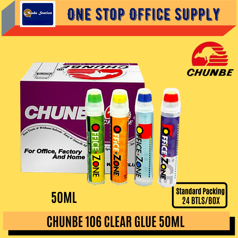 CHUNBE 106 Clear Glue (50ML) /106 / Stationery Glue / Water Glue / Student Water Glue