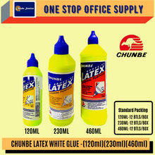 Load image into Gallery viewer, Chunbe White Latex Glue (120ml/230ml/460ml) / White Glue / Multi-Purpose Glue / Latex Glue
