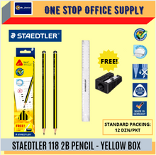 Load image into Gallery viewer, STAEDTLER 118 2B PENCIL / Exam Set / School Set / Triangle Pencil
