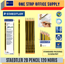 Load image into Gallery viewer, STAEDTLER Noris 2B Pencils (12pcs/Box) / 2B Pencil /  Staedtler Noris A120 2B Pencil
