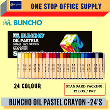 Load image into Gallery viewer, BUNCHO Oil Pastels (24&#39;s) / Crayon / BUNCHO Crayon / Color / Colour / Oil Pastel / Oil Pastels / Buncho
