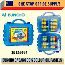 Load image into Gallery viewer, Buncho Gabang Oil Pastel Crayon (36 &#39;S) / Buncho Crayon / Oil Pastel / Gabang Crayon / Crayon in box #36 Colour
