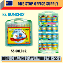 Load image into Gallery viewer, Buncho Gabang Oil Pastel Crayon (55&#39;S) / Buncho Crayon / Oil Pastel / Gabang Crayon / Crayon in box #55 Colour
