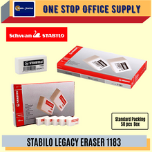 Load image into Gallery viewer, Stabilo Legacy Eraser 1183 (50&#39;s) / 1183C Rubber / Pemadam Office / Colour / White Eraser
