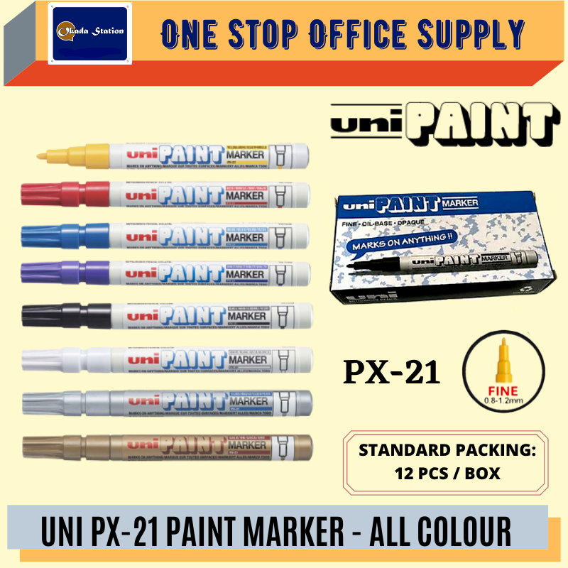 UNI Paint Marker PX-21 / Fine Point / Marker Cat / Paint Marker / PX 21