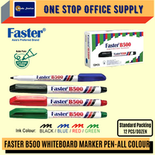 Load image into Gallery viewer, Faster B500 Mini Whiteboard Marker Pen (Round)/  Marker Pen / Whiteboard Marker / Round Point / B500 Marker
