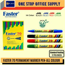 Load image into Gallery viewer, Faster 70 Permanent Marker (Round) / Marker Pen / Permanent Marker / Faster 70 Permanent Marker
