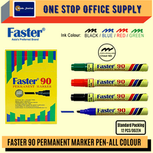 Load image into Gallery viewer, Faster 90 Permanent Marker (Chisel) / Marker Pen / Permanent Marker / Faster 90 Permanent Marker
