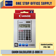 Load image into Gallery viewer, CANON CALCULATOR LS-88Hi III / LS 88Hi Calculator / 8 Digits Calculator / LS 88Hi III / Desktop Calculator
