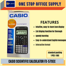 Load image into Gallery viewer, CASIO SCIENTIFIC CALCULATOR FX-570EX (Original) / Casio Scientific / Casio FX 570ex / FX-570es / Scientific Calculator
