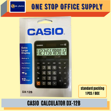 Load image into Gallery viewer, CASIO CALCULATOR DX-12B (Original) / 12 Digits / Casio Calculator / Calculator DX 12B / Office Calculator
