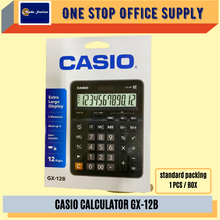 Load image into Gallery viewer, CASIO CALCULATOR GX-12B (Original) / 12 Digits / Casio Calculator / Calculator GX 12B / Office Calculator
