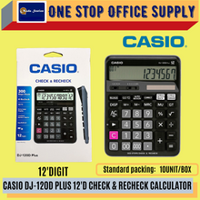 Load image into Gallery viewer, CASIO CALCULATOR MJ-120D PLUS (Original) / 12 Digits  / Casio Calculator / Calculator MJ 120D  / Office Calculator
