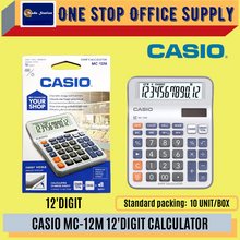 Load image into Gallery viewer, CASIO CALCULATOR MC-12M/ CASIO/ CALCULATOR/ MC-12M/ # 12 DIGITS
