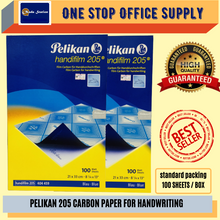 Load image into Gallery viewer, PELIKAN 205 HANDIFILM CARBON PAPER (BLUE) / Carbon Paper / 100PCS / 210mm x 300mm
