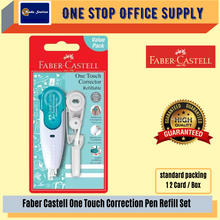 Load image into Gallery viewer, Faber-Castell One Touch Correction Pen &amp; Refill Set / Correction Tape / Refillable Correction Tape / One Touch
