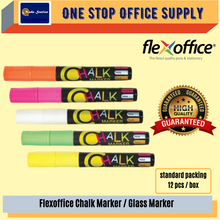 Load image into Gallery viewer, Flexoffice Chalk Marker / Marker Kaca / Chalk Marker Pen / Glass Marker / Removeable Marker
