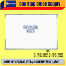 Load image into Gallery viewer, SOFT NOTICE BOARD WITH ALUMINIUM FRAME -LARGE SIZE / SOFT BOARD/ PAPAN NOTICE
