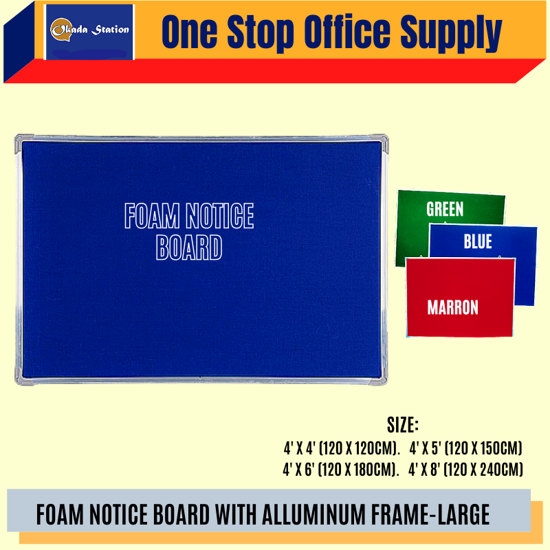 COLOUR FOAM NOTICE BOARD -LARGE SIZE/FOAM BOARD/ NOTICE BOARD