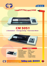 Load image into Gallery viewer, COMET CM5051 A3 Laminating Machine / Laminator / Sealing Machine / A3 Paper Film Laminating Machine
