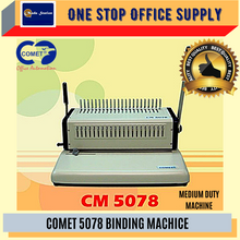 Load image into Gallery viewer, COMET CM-5078 Heavy Duty Binding Machine / Comb Binding Machine / Heavy Duty Binder / Office Machine
