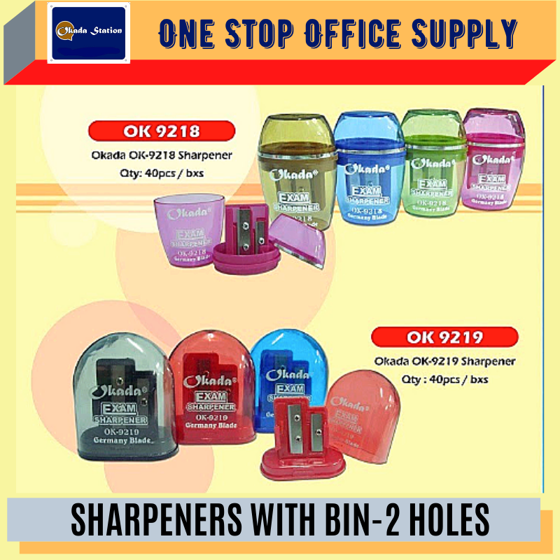 2 hole Sharpener / Fancy Sharpener / Exam Sharpener / Pencil Sharpener / Two hole sharpener / School Sharpener