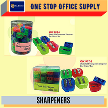 Load image into Gallery viewer, Sharpener (BOX) / Fancy Sharpener / Exam Sharpener / Pencil Sharpener / Two hole sharpener / School Sharpener
