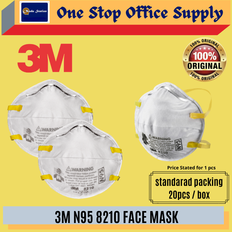 3M N95 8210 FACE MASK -20'S (BOX) /3M/FACE MASK/#8210