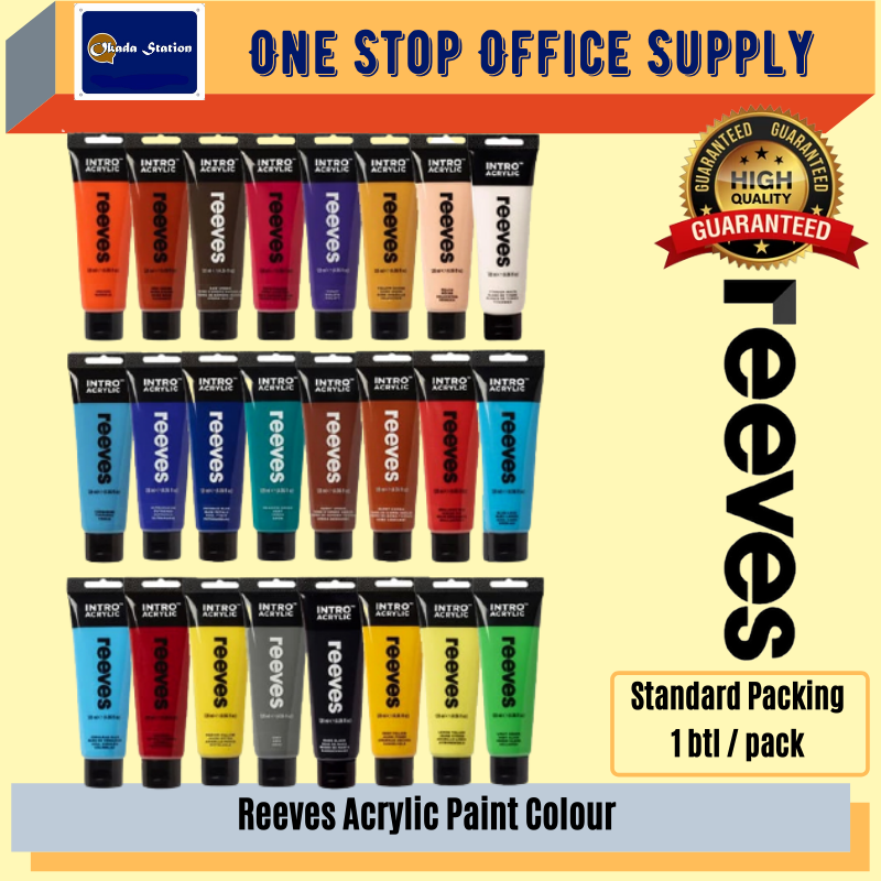 Reeves Intro Acrylic Paint 100ml / Artist Paint / Reeves Acrylic Paint