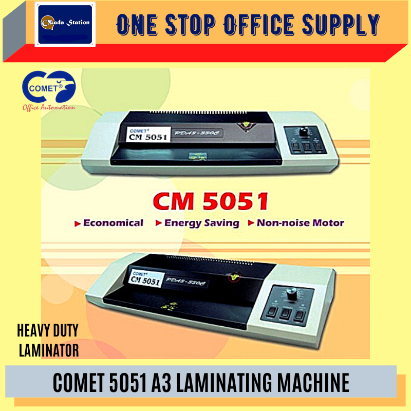 COMET CM5051 A3 Laminating Machine / Laminator / Sealing Machine / A3 Paper Film Laminating Machine