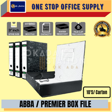 Load image into Gallery viewer, ABBA BOX FILE (75MM) / 3 Inch Box File / Box File With Clip / File Storage / Document Box / ABBA Box File
