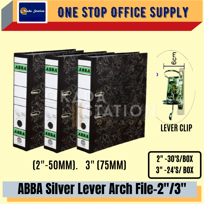 ABBA Silver Lever Arch File-2