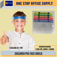 Load image into Gallery viewer, Children Face Shield / Clear Shield / Kids Transparent Face Shield / Protective Face Shield / Anti Fog Clear Face Shield
