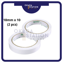 Load image into Gallery viewer, (RM2) OKADA Double Sided Tissue Tape / Double Side Tape / Tissue Tape / Adhesive Tape / 12 18 24mm
